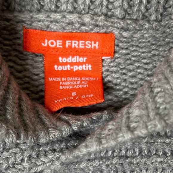 NWT Joe Fresh Knitted Sweater sz 5 - Picture 4 of 6